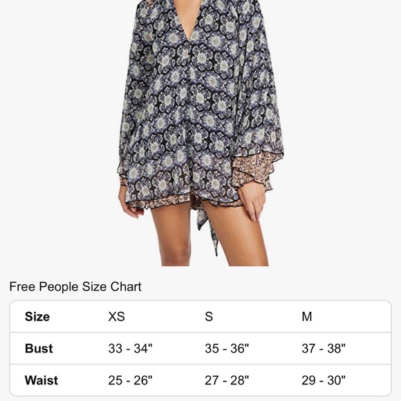 Free People Floral Mini Dress Size M NWT - Picture 13 of 13